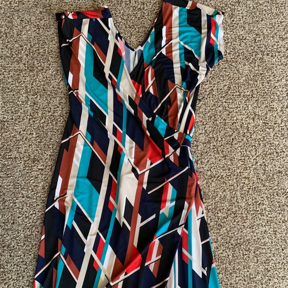 Motherhood maternity wrap dress